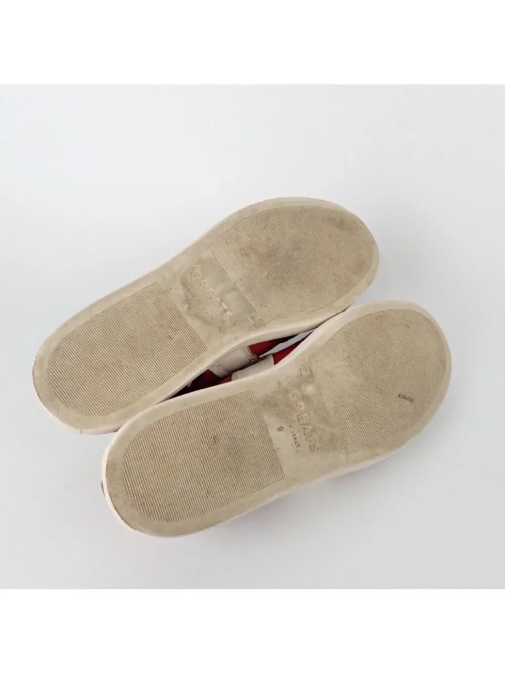 GREATS Brooklyn “The Charlie” Red Suede Sneakers – Men’s 9 - Picture 8 of 8